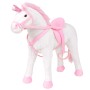 Stehendes XXL-Plüsch-Einhorn in Weiß und Rosa von vidaXL, Stofftiere - Ref: Foro24-91328, Preis: 76,24 €, Rabatt: %