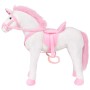 Stehendes XXL-Plüsch-Einhorn in Weiß und Rosa von vidaXL, Stofftiere - Ref: Foro24-91328, Preis: 76,24 €, Rabatt: %