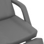 Sillón de salón de belleza cuero sintético gris 180x62x78 cm de , Sillones de masaje - Ref: Foro24-110269, Precio: 509,07 €, ...