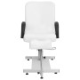 Sillón de masaje con reposapiés blanco cuero PE 127x60x98 cm de , Sillones de masaje - Ref: Foro24-110257, Precio: 405,76 €, ...