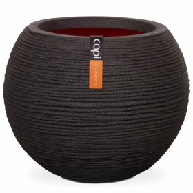 Capi Nature Rib vase round black 40x32 cm KBLR270 by Capi, Pots and planters - Ref: Foro24-424217, Price: 71,92 €, Discount: %