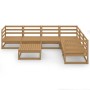 Garden furniture 7 pieces honey brown solid pine wood by , Garden sets - Ref: Foro24-3075742, Price: 445,56 €, Discount: %