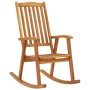 Rocking chair with solid acacia wood cushions by , Garden chairs - Ref: Foro24-3064191, Price: 188,49 €, Discount: %