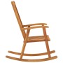 Rocking chair with solid acacia wood cushions by , Garden chairs - Ref: Foro24-3064191, Price: 188,49 €, Discount: %