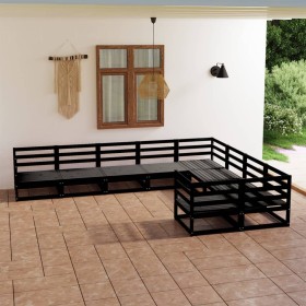 Gartenmöbel-Set 9-teilig aus massivem Kiefernholz von , Gartensets - Ref: Foro24-3075988, Preis: 680,99 €, Rabatt: %