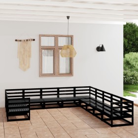 Garden furniture set 11 pieces solid pine wood by , Garden sets - Ref: Foro24-3076018, Price: 846,99 €, Discount: %