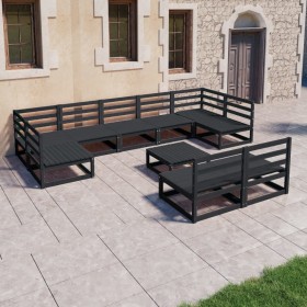 Garden furniture set 10 pieces solid pine wood by , Garden sets - Ref: Foro24-3076168, Price: 745,99 €, Discount: %