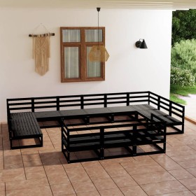 Gartenmöbel-Set 13-teilig aus massivem Kiefernholz von , Gartensets - Ref: Foro24-3076233, Preis: 959,99 €, Rabatt: %