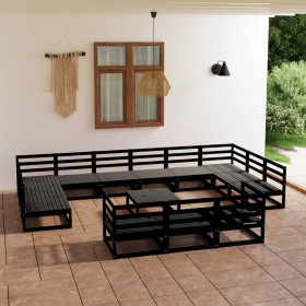 Juego de muebles de jardín 14 piezas madera maciza de pino de , Conjuntos de jardín - Ref: Foro24-3076238, Precio: 1,00 €, De...