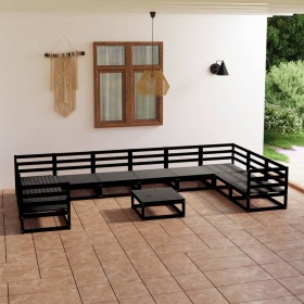 Gartenmöbel-Set 11-teilig aus massivem Kiefernholz von , Gartensets - Ref: Foro24-3076278, Preis: 854,99 €, Rabatt: %