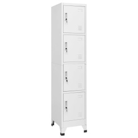 Schließfachschrank mit 4 Fächern 38x45x180 cm von vidaXL, Schließfächer und Lagerschränke - Ref: Foro24-244475, Preis: 209,68...