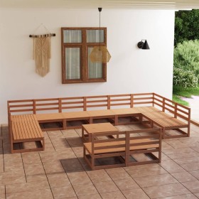 Gartenmöbel-Set 13-teilig aus massivem Kiefernholz von , Gartensets - Ref: Foro24-3076227, Preis: 910,99 €, Rabatt: %