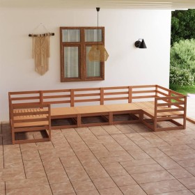 Garden furniture set 7 pieces solid pine wood by , Garden sets - Ref: Foro24-3076252, Price: 465,99 €, Discount: %