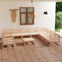 Garden furniture set 11 pieces solid pine wood by , Garden sets - Ref: Foro24-3075929, Price: 659,44 €, Discount: %