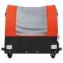 Schwarz-orangefarbener Fahrradanhänger aus Eisen, 45 kg von , Fahrradanhänger - Ref: Foro24-94124, Preis: 78,65 €, Rabatt: %