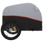 Black and orange iron bicycle trailer 45 kg by , Bicycle trailers - Ref: Foro24-94124, Price: 70,33 €, Discount: %