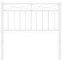 Cabecero de metal blanco 90 cm de , Cabeceros y pies de cama - Ref: Foro24-373768, Precio: 26,99 €, Descuento: %