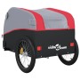 Remolque para bicicleta hierro negro y rojo 45 kg de , Remolques para bicicletas - Ref: Foro24-94132, Precio: 71,54 €, Descue...