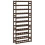 Wine rack for 77 bottles solid brown pine wood by , Wine racks - Ref: Foro24-373394, Price: 70,57 €, Discount: %