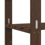 5-tier solid brown pine wood shelf 80x38x170 cm by , Industrial shelving - Ref: Foro24-373396, Price: 55,99 €, Discount: %