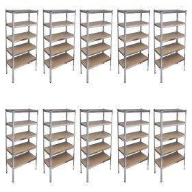 Garage shelving - 10 pieces by , Industrial shelving - Ref: Foro24-270021, Price: 507,44 €, Discount: %