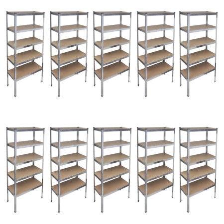 Garage shelving - 10 pieces by , Industrial shelving - Ref: Foro24-270021, Price: 506,74 €, Discount: %