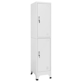 Locker cabinet with 2 compartments 38x45x180 cm by vidaXL, Lockers and storage cabinets - Ref: Foro24-244473, Price: 199,17 €...