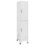 Locker cabinet with 2 compartments 38x45x180 cm by vidaXL, Lockers and storage cabinets - Ref: Foro24-244473, Price: 174,24 €...