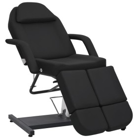 Black synthetic leather beauty salon chair 180x62x78 cm by , massage chairs - Ref: Foro24-110268, Price: 513,72 €, Discount: %