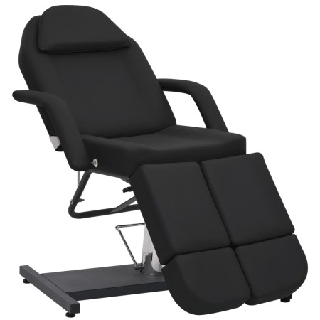 Black synthetic leather beauty salon chair 180x62x78 cm by , massage chairs - Ref: Foro24-110268, Price: 592,99 €, Discount: %