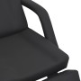 Sillón de salón de belleza cuero sintético negro 180x62x78 cm de , Sillones de masaje - Ref: Foro24-110268, Precio: 513,72 €,...