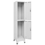 Locker cabinet with 2 compartments 38x45x180 cm by vidaXL, Lockers and storage cabinets - Ref: Foro24-244473, Price: 174,24 €...