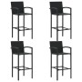 Garden bar set 5 pieces black by , Garden sets - Ref: Foro24-3068001, Price: 395,99 €, Discount: %