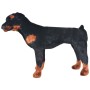 XXL schwarz-brauner stehender Plüsch-Rottweiler-Hund von vidaXL, Stofftiere - Ref: Foro24-91330, Preis: 102,02 €, Rabatt: %