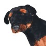 XXL schwarz-brauner stehender Plüsch-Rottweiler-Hund von vidaXL, Stofftiere - Ref: Foro24-91330, Preis: 102,02 €, Rabatt: %