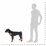 XXL schwarz-brauner stehender Plüsch-Rottweiler-Hund von vidaXL, Stofftiere - Ref: Foro24-91330, Preis: 102,02 €, Rabatt: %