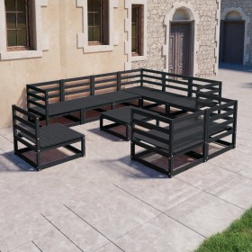 Garden furniture set 10 pieces nergo solid pine wood by , Garden sets - Ref: Foro24-3075813, Price: 824,83 €, Discount: %