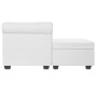 Sofá Chesterfield en forma de L cuero sintético blanco de vidaXL, Sofás - Ref: Foro24-245537, Precio: 599,00 €, Descuento: %