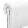 Sofá Chesterfield en forma de L cuero sintético blanco de vidaXL, Sofás - Ref: Foro24-245537, Precio: 599,00 €, Descuento: %