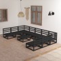 Gartenmöbel-Set 10-teilig aus massivem Kiefernholz von , Gartensets - Ref: Foro24-3076148, Preis: 745,99 €, Rabatt: %