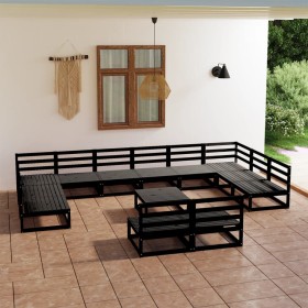 13-piece solid pine wood garden furniture set by , Garden sets - Ref: Foro24-3076188, Price: 921,95 €, Discount: %