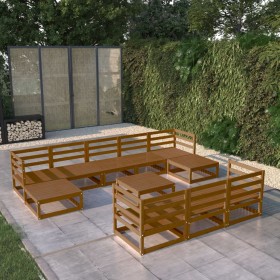 11-teiliges Gartenmöbel-Set aus massivem Zirbenholz von , Gartensets - Ref: Foro24-3076117, Preis: 764,94 €, Rabatt: %