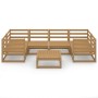 7-teiliges Gartenmöbel-Set aus massivem Kiefernholz von , Gartensets - Ref: Foro24-3076247, Preis: 457,27 €, Rabatt: %