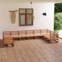 Juego de muebles de jardín 10 piezas madera maciza de pino de , Conjuntos de jardín - Ref: Foro24-3076272, Precio: 726,61 €, ...