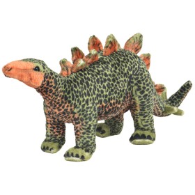 Stegosaurus Dinosaurier mit grünem und orangefarbenem XXL stehendem Plüsch von vidaXL, Stofftiere - Ref: Foro24-91346, Preis:...