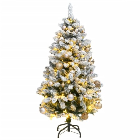 Künstlicher Weihnachtsbaum mit Scharnieren 150 LED und Kugeln 120 cm von , Weihnachtsbäume - Ref: Foro24-3210097, Preis: 97,2...