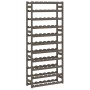 Solid gray pine wood wine rack for 77 bottles by , Wine racks - Ref: Foro24-373383, Price: 70,57 €, Discount: %