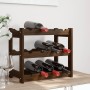 Solid pine wood wine rack for 12 bottles in brown color. by , Wine racks - Ref: Foro24-373388, Price: 20,18 €, Discount: %