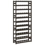 Solid black pine wood wine rack for 77 bottles by , Wine racks - Ref: Foro24-373405, Price: 75,89 €, Discount: %