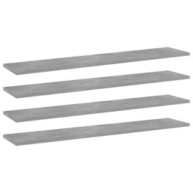 Shelf for shelving unit 4 pcs gray wood concrete 100x20x1.5cm by , Shelves - Ref: Foro24-805386, Price: 20,99 €, Discount: %